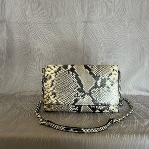 Tory Burch Robinson Leather Crossbody Chain Wallet